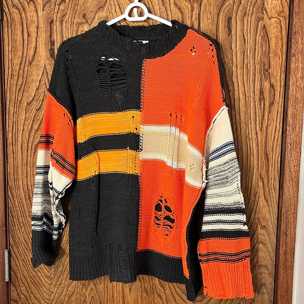 Urban Outfitters distressed sweater, Medium